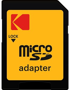 KODAK Tarjeta Memoria Micro SDXC 128Gb Con Adaptador UHS-I U3 V30 A1 4K Ultra HD 100Mbps