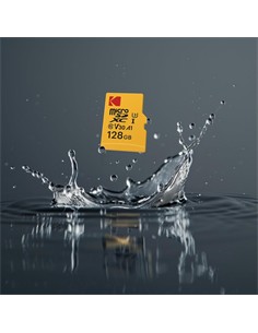 KODAK Tarjeta Memoria Micro SDXC 128Gb Con Adaptador UHS-I U3 V30 A1 4K Ultra HD 100Mbps
