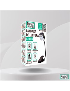 Lampara de lectura 6 leds