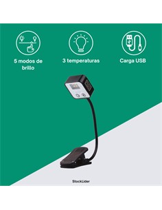 Lampara de lectura 6 leds 1