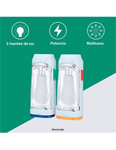 Linterna led doble 5w 300lm 1