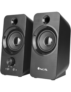 NGS Altavoces Para PC Estereo 2.0 Gaming SB 350 Negro Por Usb 12W