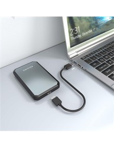 AISENS Caja Externa Para Disco Duro 2.5" Sata Usb 3.2 Gen1 ASE-2529B