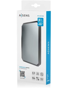 AISENS Caja Externa Para Disco Duro 2.5" Sata Usb 3.2 Gen1 ASE-2529B