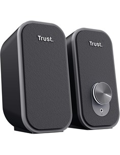 TRUST Altavoces Para PC Estereo ADOR Negro Por Usb Y Jack 3.5mm 25670