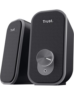 TRUST Altavoces Para PC Estereo ADOR Negro Por Usb Y Jack 3.5mm 25670