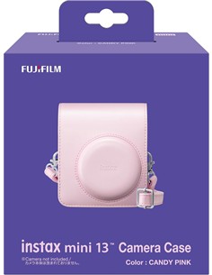 FUJIFILM Funda Para Camara Foto INSTAX Mini 13 Rosa