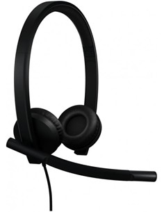 LOGITECH Micro Auricular H570e Negro Estereo Con Cable Tipo C