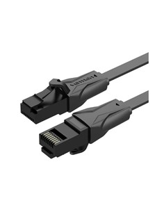 VENTION Cable Red RJ45 Cat6 UTP 1000Mbps 3Mtrs Plano Negro IBABI