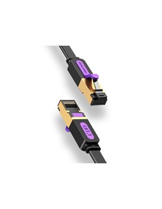 VENTION Cable Red RJ45 Cat7 1.5Mtr Plano Negro ICABG