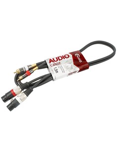 NIMO Cable 2X Canon XLR/H A 2X Rca/M 1.5Mtrs WIR377