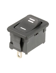 NIMO Interruptor Unipolar de Balancin 8A/250V YZ182 Negro