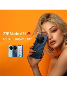 ZTE Telefono Movil A76 128Gb/6Gb 6.75" Negro