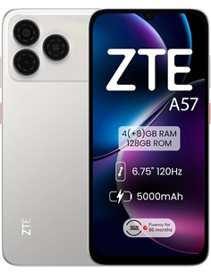 ZTE Telefono Movil A57 128Gb/4Gb 6.75" Plata