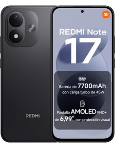XIAOMI Telefono Movil REDMI NOTE 17 128Gb/4Gb  Negro