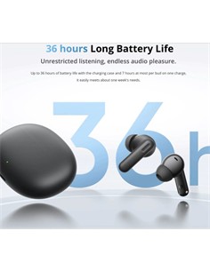 REALME Auriculares Bluetooth Techlife Buds Negro