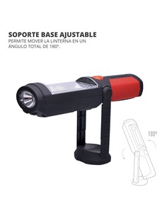TM ELECTRON Linterna de Trabajo 3W  Led Con Gancho Para Colgar e Iman TMTOR012 Colores