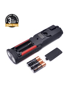 TM ELECTRON Linterna de Trabajo 3W  Led Con Gancho Para Colgar e Iman TMTOR012 Colores