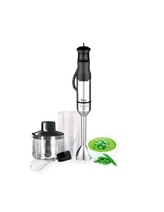 TM ELECTRON Batidora de Brazo Varilla+ Picadora + Vaso 600ml BLENDER 1200W TMPBA017