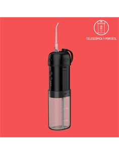 TM ELECTRON Irrigador Bucal Portatil Recargable 2 Modos,2 Boquillas TMBH035BLK