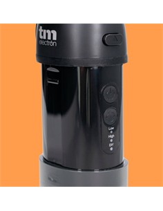 TM ELECTRON Irrigador Bucal Portatil Recargable 2 Modos,2 Boquillas TMBH035BLK