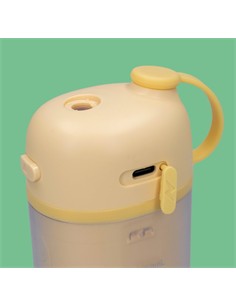 TM ELECTRON Irrigador Bucal Portatil Recargable 3 Modos,2 Boquillas Blanco Amarillo TMBH035YLL