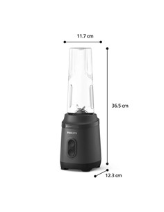 PHILIPS Batidora de Vaso Portatil Libre BPA 350W 600ml HR2670/00