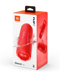 JBL FLIP 7 Altavoz Portatil Bluetooth Rojo16H Manos Libres, Resistente a Salpicaduras IP68