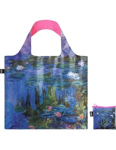 LOQI MO.WP Bolsa Plegable Recicable Water Lilies Claude Monet 50x42Cms/ Hasta 20Kgs