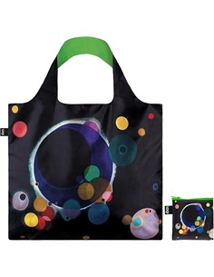 LOQI WK.SG.G  Bolsa PlegableSeveral Circles Wassily Kandinsky 50x42Cms/ Hasta 20Kg