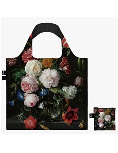 LOQI JH.FL.R Bolsa Plegable Recicable Still LIfe With Flowers 50x42Cms/ Hasta 20Kgs