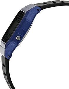 CASIO Reloj Pulsera DIgital F-91WM-2ADF Azul/Negro
