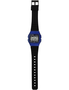 CASIO Reloj Pulsera DIgital F-91WM-2ADF Azul/Negro