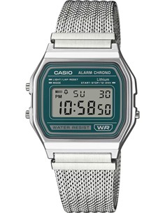 CASIO Reloj Pulsera Digital A158WEM-3EF Plateado