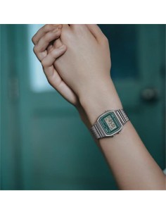 CASIO Reloj Pulsera Digital A158WEM-3EF Plateado