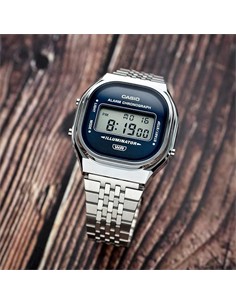 CASIO Reloj Pulsera Digital A140WE-2AEF Plateado