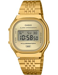 CASIO Reloj Pulsera Digital A140WEG-9AEF Dorado