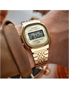 CASIO Reloj Pulsera Digital A140WEG-9AEF Dorado
