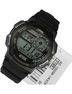 CASIO Reloj Pulsera Digital AE-1000W-1AVDF Negro