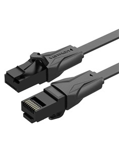VENTION Cable Red RJ45 Cat6 UTP 1000Mbps 5Mtrs Plano Negro IBABJ
