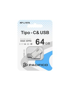 PACIFICO Pendrive 64Gb TIpo C/Asb A 2.0 NP-L1976
