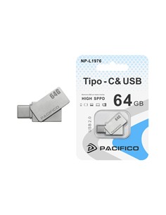PACIFICO Pendrive 64Gb TIpo C/Asb A 2.0 NP-L1976