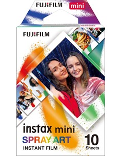 FUJIFILM Pack 10 Hojas Instax Mini Spray Art
