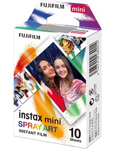 FUJIFILM Pack 10 Hojas Instax Mini Spray Art