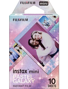 FUJIFILM Pack 10 Hojas Pastel Galaxy Para Instax Mini