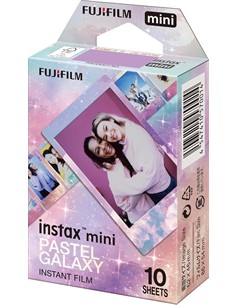 FUJIFILM Pack 10 Hojas Pastel Galaxy Para Instax Mini
