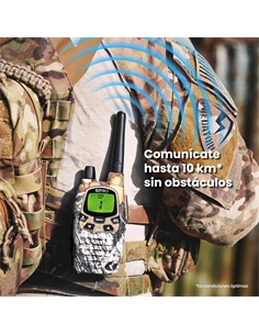 MIDLAND Walkie Talkie INDIVIDUAL G7 Pro PMR446  DIseño Camuflaje