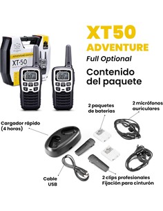 MIDLAND Walkie Talkie XT-50 PMR446 24 Canalaes/8Km