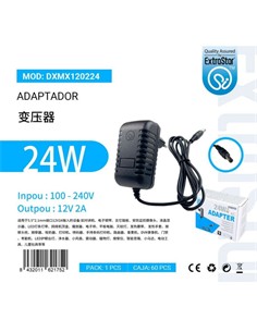 EXTRASTAR Alimentador 12V 2A XMX120224