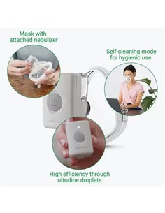 MEDISANA Mascarilla Con Nebulizador Inhalador de Malla IN 705 Recargable